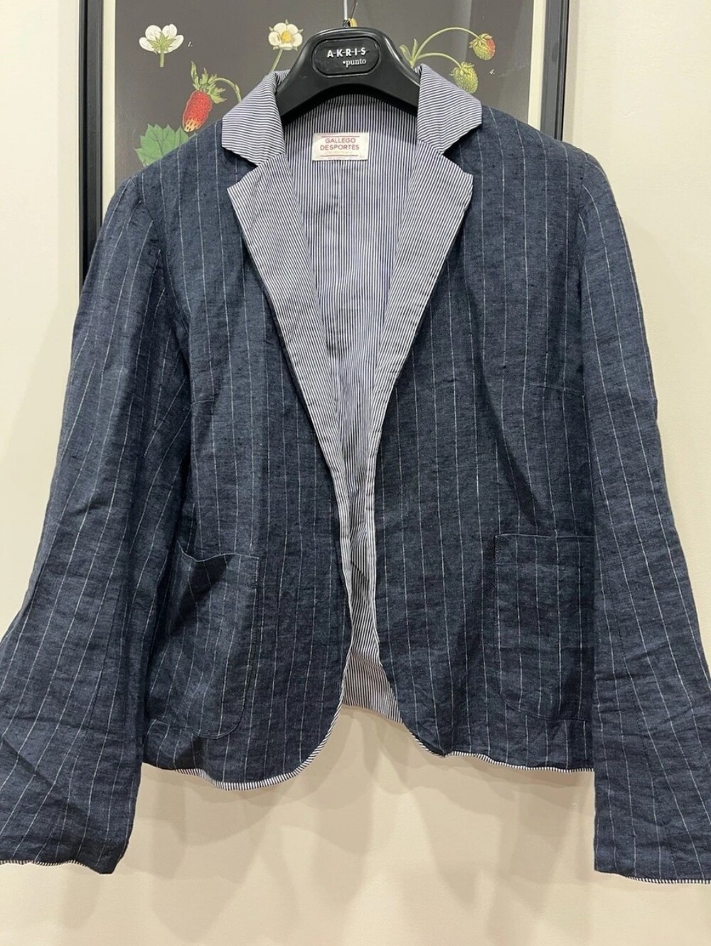 Gallego Desportes Linen Jacket.